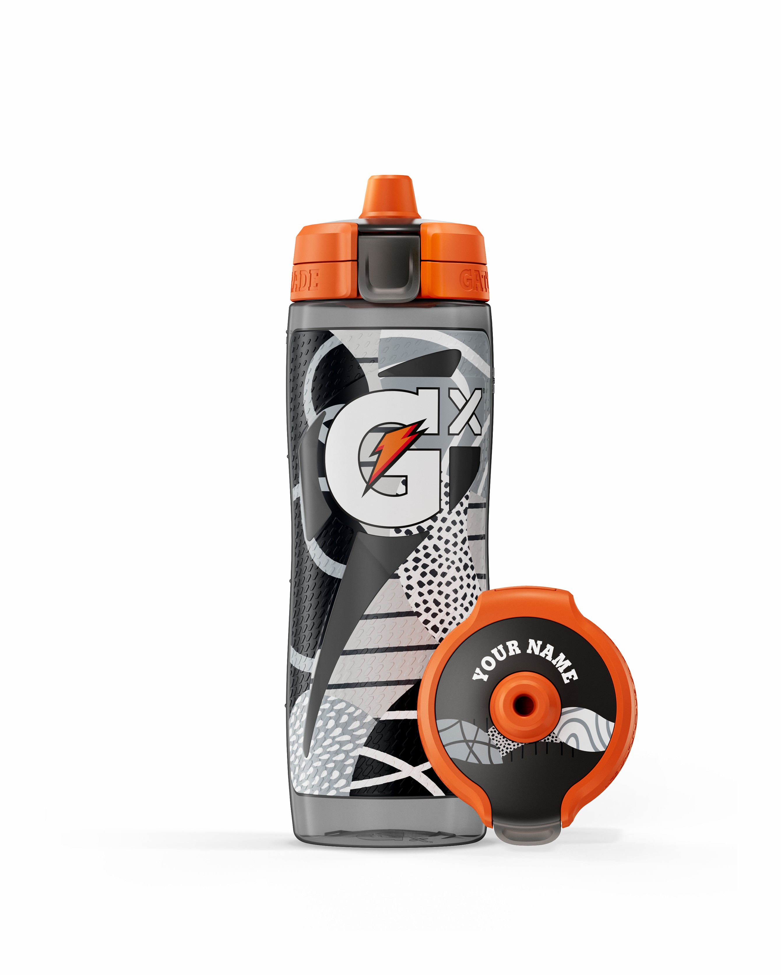 Black / White Gatorade Gx Montage Water Bottle (30 oz) Bundle Bottles | CRL096324