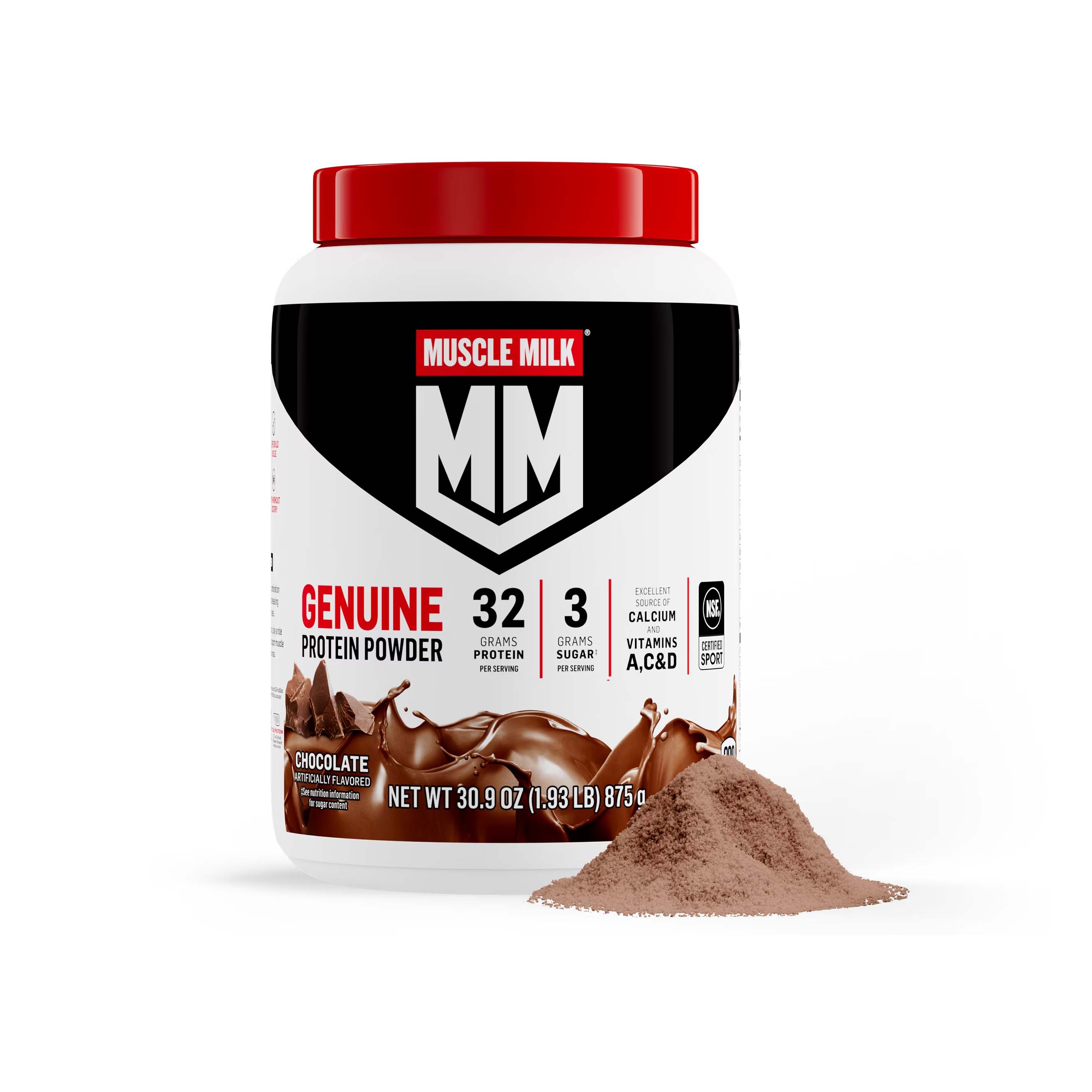 Chocolate Gatorade Muscle Milk Genuine Protein Powder (30 Oz) Protein Powder | EJK241807