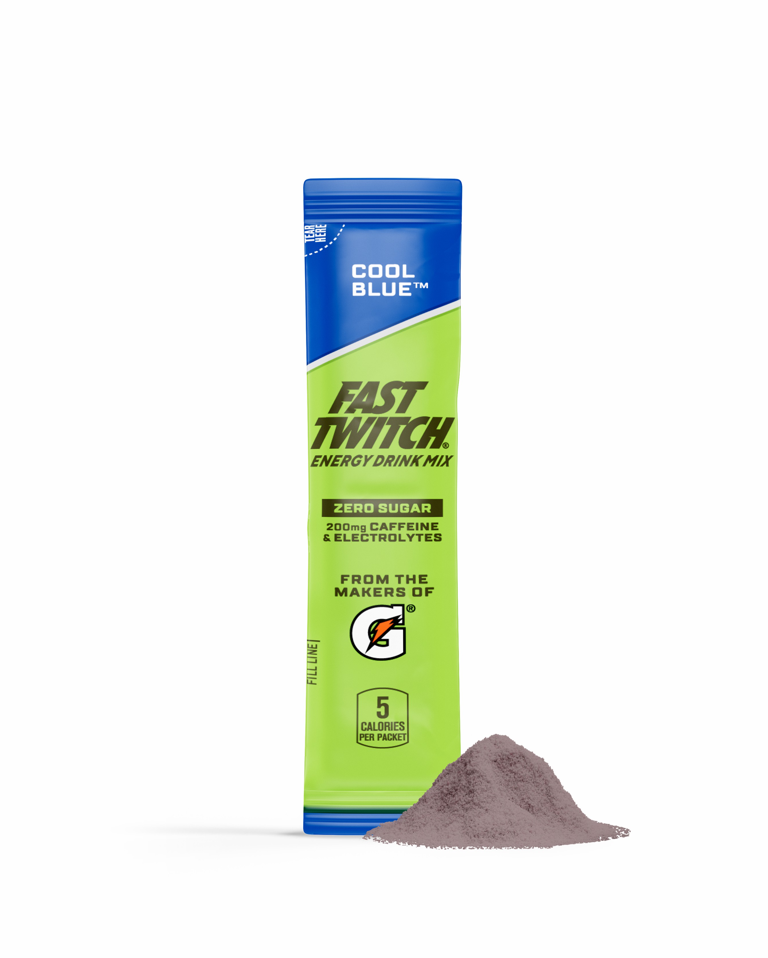 Cool Blue Gatorade Fast Twitch Powder Sticks (40 sticks) Powders | ZHR849360