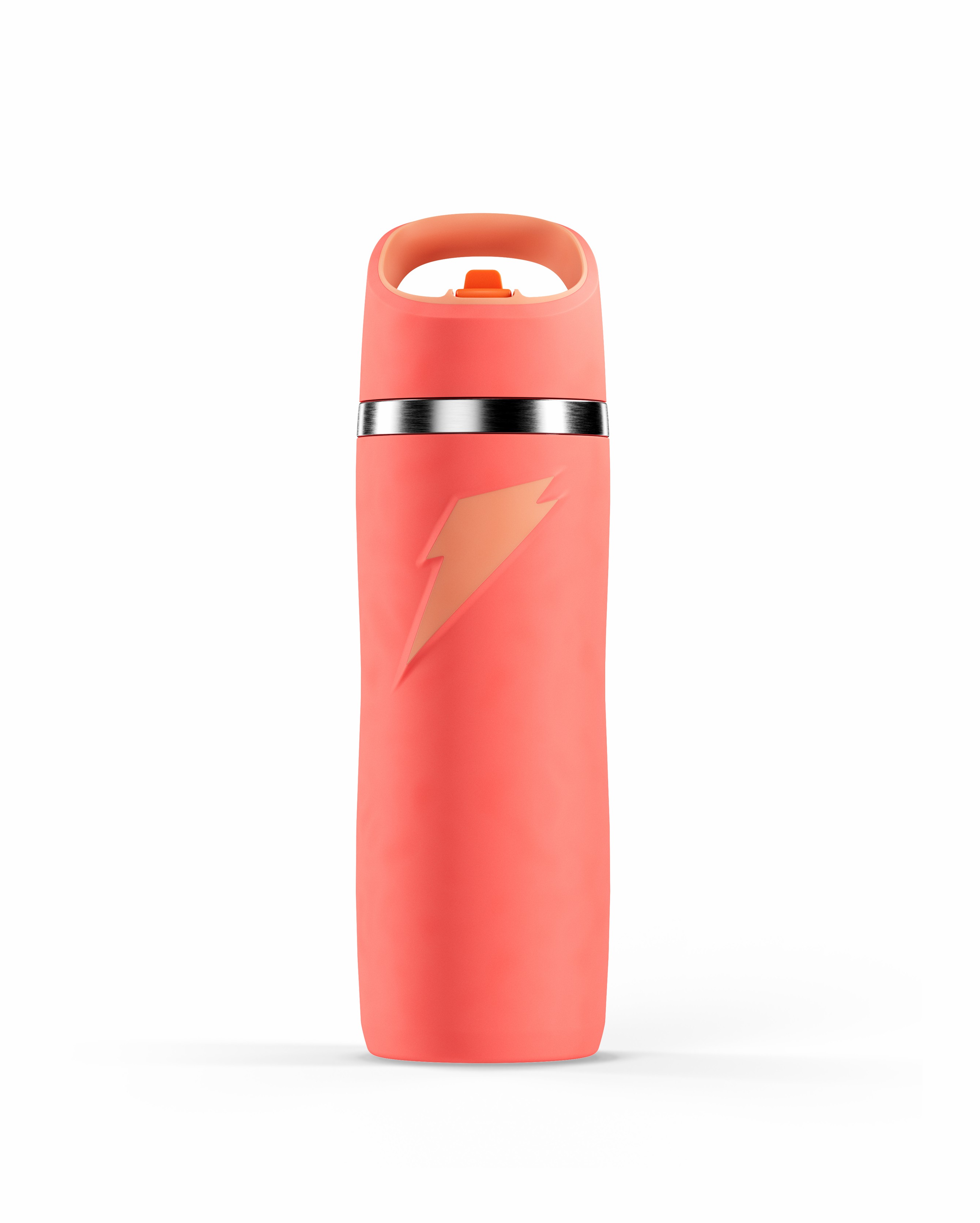 Coral Gatorade Overtime Stainless Steel Water Bottle (Straw Cap) Bundle 22oz Bottles | RHN871563