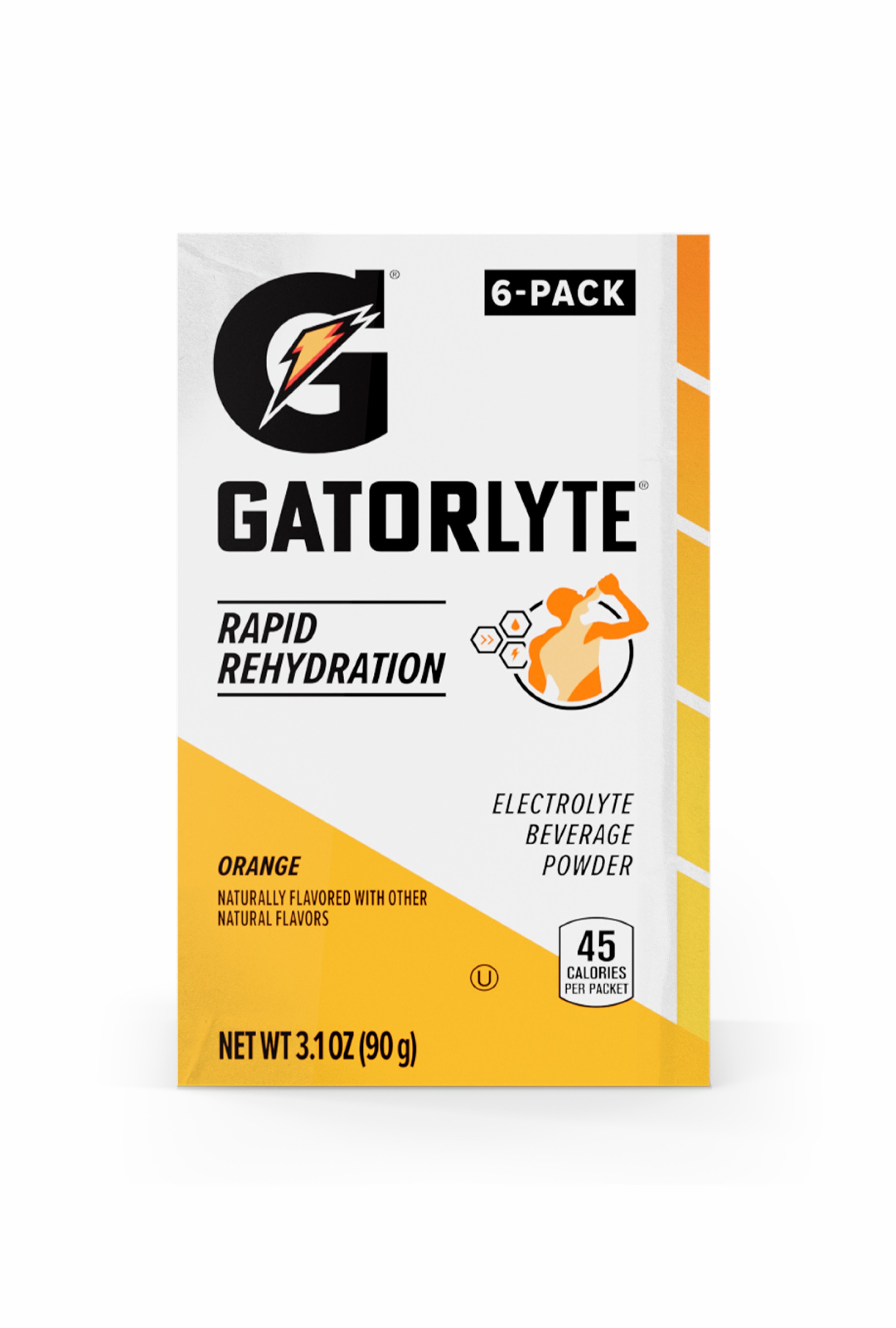 Orange Gatorade Gatorlyte Powder (48 sticks) Powders | OFB691057