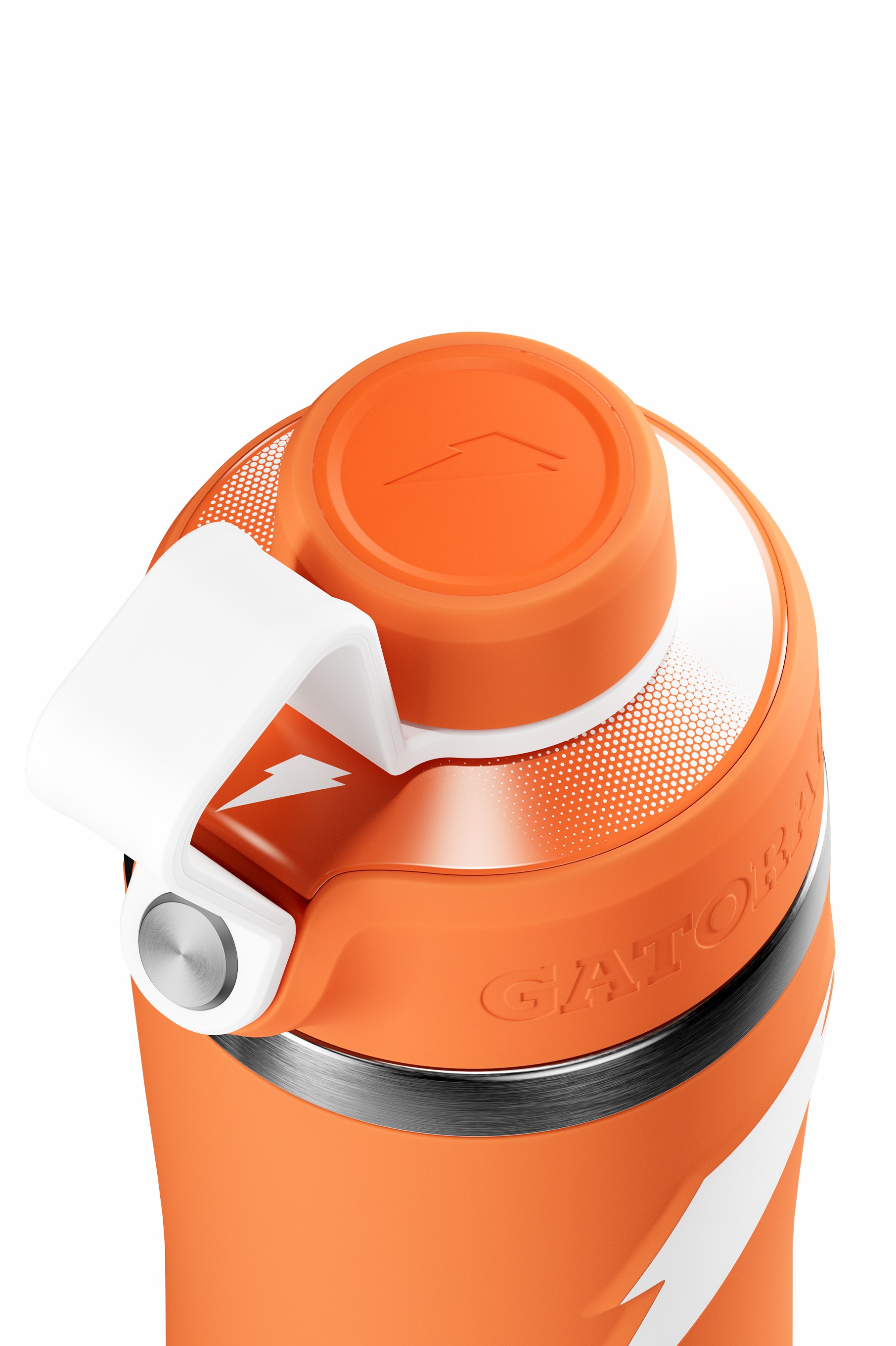 Orange Gatorade Overtime Stainless Steel Water Bottle (Screw Cap) Bundle 22oz Bottles | HXU058293