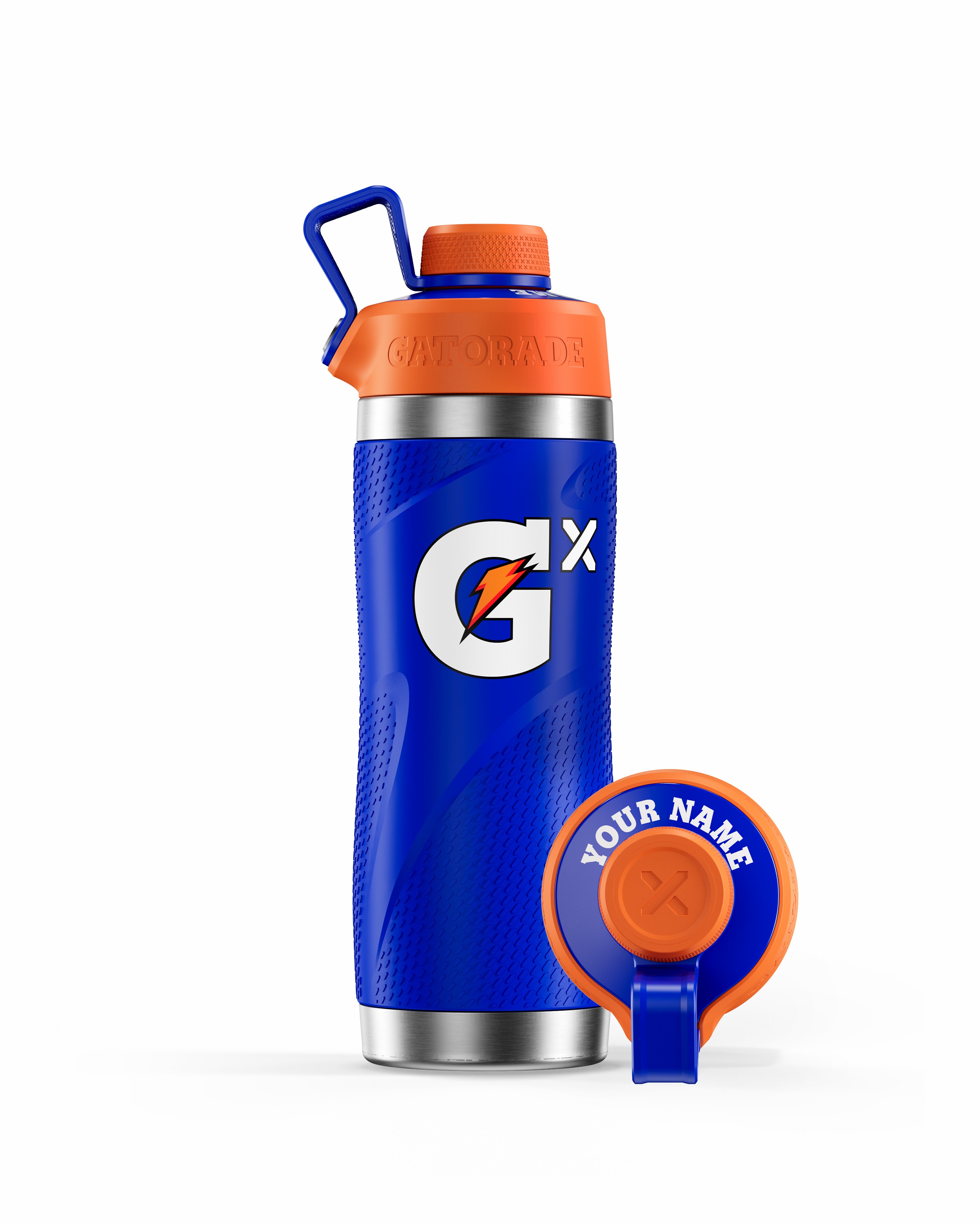 Royal Blue Gatorade Gx Stainless Steel Bottle Bundle (32 oz) Bottles | HUL827596